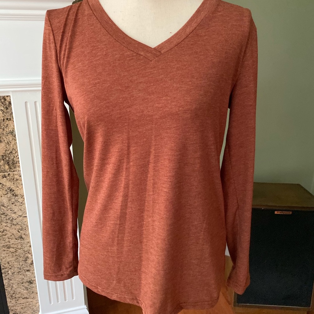 Burnt orange long sleeve